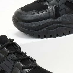 Προώθηση 😍 The Fashion Project 👟 Sneakers Chunky σε συνδυασμούς υλικών - Μαύρο ✔️ 15 Προώθηση 😍 The Fashion Project 👟 Sneakers Chunky σε συνδυασμούς υλικών - Μαύρο ✔️ -Sneakers Κατάστημα athlitika me chunky sola 106364 n5ik