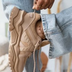 Πολύ καλή προσφορά 🔥 The Fashion Project 👟 Sneakers Chunky σε συνδυασμούς υλικών - Πούρο 😀 -Sneakers Κατάστημα athlitika me chunky sola 106366 wwdh