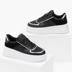 Το φθηνότερο 🤩 The Fashion Project 👟 Sneakers Flatforms - Μαύρο 😀 -Sneakers Κατάστημα athlitika me psili sola 98913 ff3f