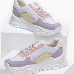 Εξοδος 🔥 The Fashion Project 👟 Sneakers Chunky - Λιλά ✔️