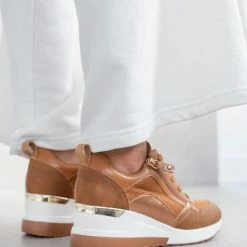 Πολύ καλή προσφορά 🎁 The Fashion Project 👟 Sneakers Wedges με φερμουάρ - Ταμπά 😉 13 Πολύ καλή προσφορά 🎁 The Fashion Project 👟 Sneakers Wedges με φερμουάρ - Ταμπά 😉 -Sneakers Κατάστημα athlitika me takouni kai fermouar 99820 kz5a