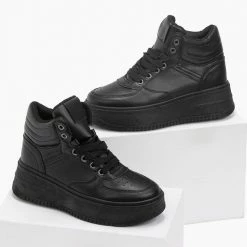 Αγορά ⌛ The Fashion Project Αθλητικά μποτάκια με ψηλή σόλα - Μαύρο 🎉 9 Αγορά ⌛ The Fashion Project Αθλητικά μποτάκια με ψηλή σόλα - Μαύρο 🎉 -Sneakers Κατάστημα athlitika mpotakia me psili sola 95247 p9f7