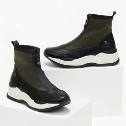 Προϋπολογισμός ✨ Xti Footwear 👟 Sneakers μποτάκια Xti 140501 - Χακί ❤️ -Sneakers Κατάστημα athlitika mpotakia xti 140501 106184 749a