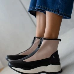 Καλύτερες κριτικές για 😍 Xti Footwear 👟 Sneakers μποτάκια Xti 140501 - Μαύρο/Μπεζ 👍 -Sneakers Κατάστημα athlitika mpotakia xti 140501 106185 atyg