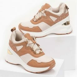 Νέος 🌟 The Fashion Project 👟 Sneakers Wedges - Μπεζ 🧨 -Sneakers Κατάστημα athlitika se sunduasmous xrwmatwn me takouni 95219 34nk