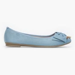 Κουπόνι 🧨 The Fashion Project Μπαλαρίνες με διπλό φιόγκο - Γαλάζιο 😉 -Sneakers Κατάστημα basic mpalarines me diplo fiogko 86106 t6vy