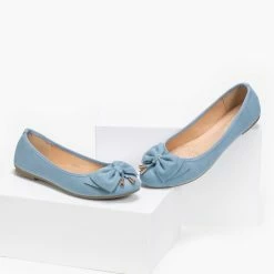 Κουπόνι 🧨 The Fashion Project Μπαλαρίνες με διπλό φιόγκο - Γαλάζιο 😉 -Sneakers Κατάστημα basic mpalarines me diplo fiogko 86106 y28s