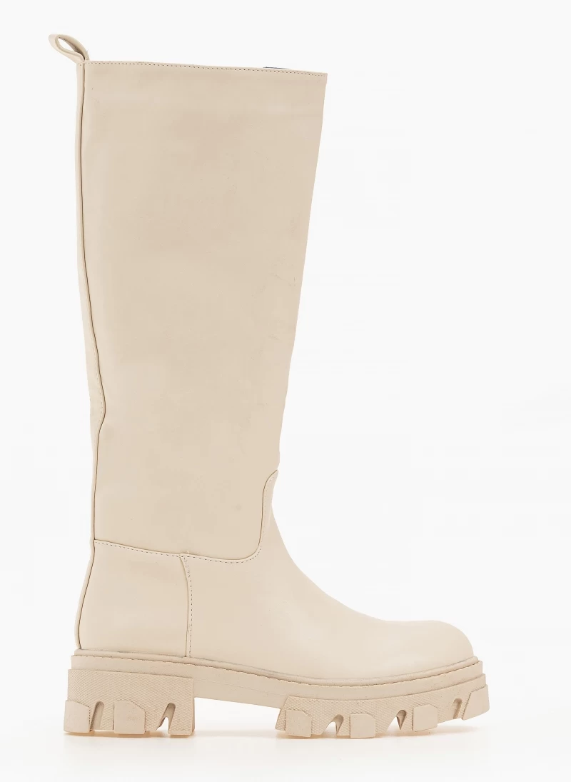 Αγορά 🛒 The Fashion Project Μπότες Chunky με φερμουάρ - Μπεζ ⌛ 3 Αγορά 🛒 The Fashion Project Μπότες Chunky με φερμουάρ - Μπεζ ⌛