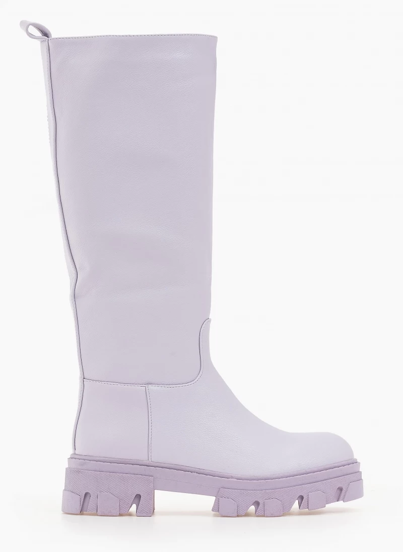 Εκπτωση 🔥 The Fashion Project Μπότες Chunky με φερμουάρ - Λιλά 🥰 3 Εκπτωση 🔥 The Fashion Project Μπότες Chunky με φερμουάρ - Λιλά 🥰