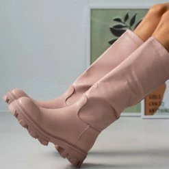 Προώθηση ❤️ The Fashion Project Μπότες Chunky με φερμουάρ - Σάπιο μήλο 😍 -Sneakers Κατάστημα casual chunky mpotes 97217 0z2p