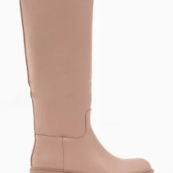 Προώθηση ❤️ The Fashion Project Μπότες Chunky με φερμουάρ - Σάπιο μήλο 😍