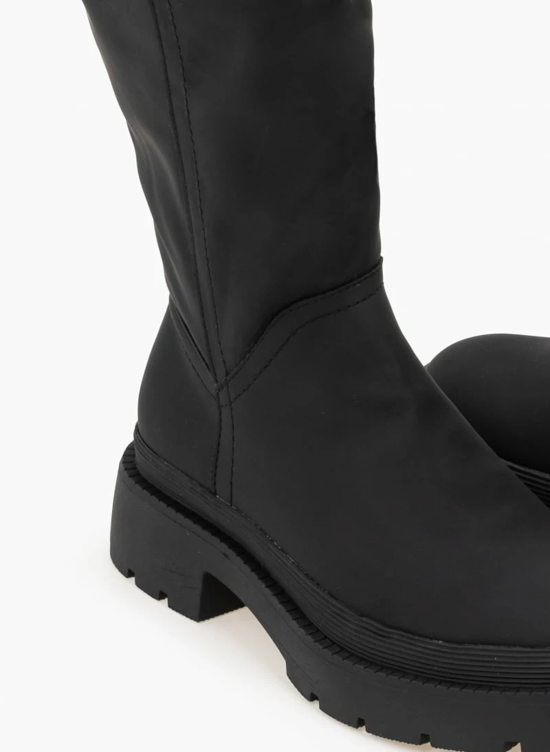 Τοπ 10 ✨ The Fashion Project Μπότες Chunky με υφασμάτινα θηλάκια - Μαύρο 🛒 7 Τοπ 10 ✨ The Fashion Project Μπότες Chunky με υφασμάτινα θηλάκια - Μαύρο 🛒 - Image 5