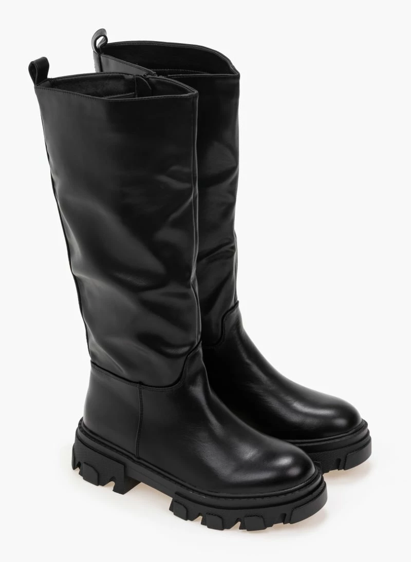 ΧΟΝΔΡΙΚΟ ΕΜΠΟΡΙΟ 🌟 The Fashion Project Μπότες Chunky με φερμουάρ - Μαύρο ✨ 5 ΧΟΝΔΡΙΚΟ ΕΜΠΟΡΙΟ 🌟 The Fashion Project Μπότες Chunky με φερμουάρ - Μαύρο ✨ - Image 3