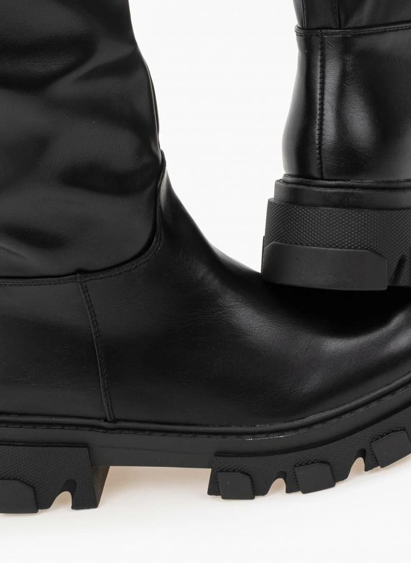 ΧΟΝΔΡΙΚΟ ΕΜΠΟΡΙΟ 🌟 The Fashion Project Μπότες Chunky με φερμουάρ - Μαύρο ✨ 7 ΧΟΝΔΡΙΚΟ ΕΜΠΟΡΙΟ 🌟 The Fashion Project Μπότες Chunky με φερμουάρ - Μαύρο ✨ - Image 5