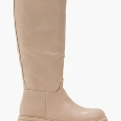 Ολοκαίνουργιο 💯 The Fashion Project Μπότες Chunky με φερμουάρ - Μπεζ ✔️