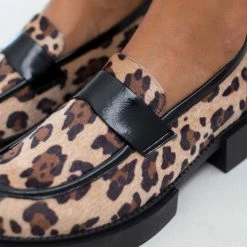 Ολοκαίνουργιο 🥰 Loafers Chunky με Print Estil - Leopard 🔔 -Sneakers Κατάστημα chunky loafers me print estil 109200 vb33