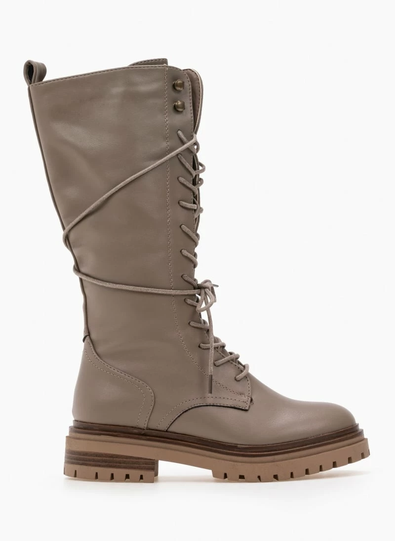 Συμφωνίες 💯 The Fashion Project Μπότες με κορδόνια - Πούρο ⭐ 4 Συμφωνίες 💯 The Fashion Project Μπότες με κορδόνια - Πούρο ⭐ - Image 2