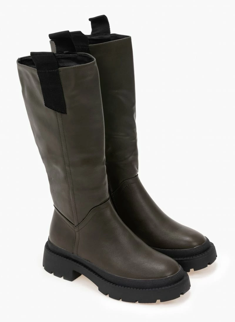 ΧΟΝΔΡΙΚΟ ΕΜΠΟΡΙΟ 🌟 The Fashion Project Μπότες Chunky με θηλάκια - Χακί 🎉 4 ΧΟΝΔΡΙΚΟ ΕΜΠΟΡΙΟ 🌟 The Fashion Project Μπότες Chunky με θηλάκια - Χακί 🎉 - Image 2