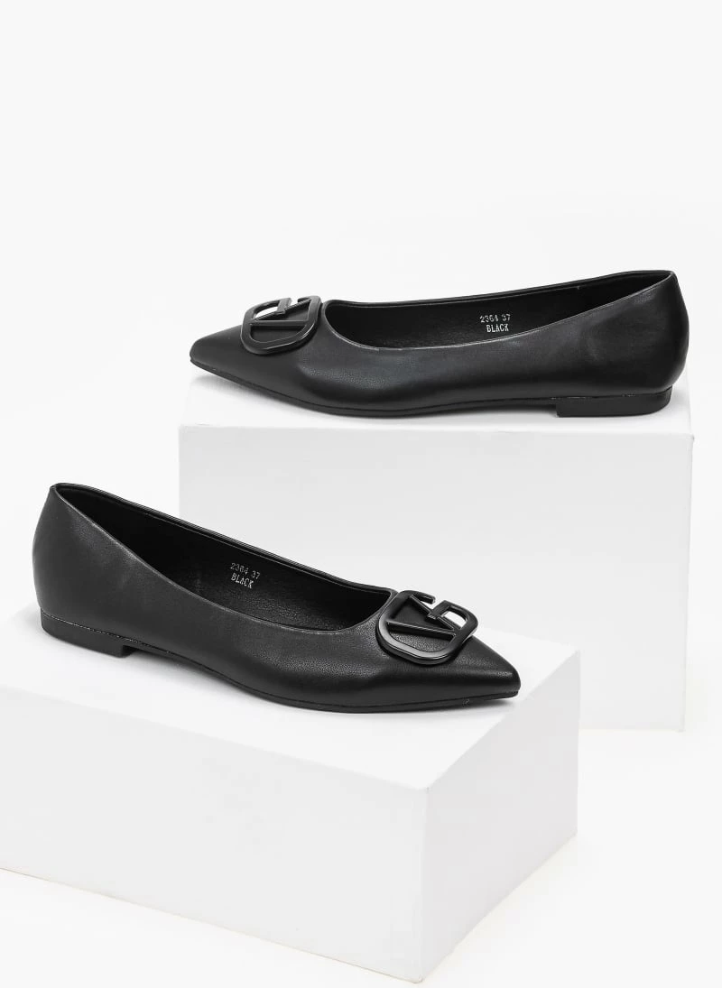 Νέος ❤️ The Fashion Project Μπαλαρίνες μυτερές με ματ διακοσμητικό - Μαύρο 😍 5 Νέος ❤️ The Fashion Project Μπαλαρίνες μυτερές με ματ διακοσμητικό - Μαύρο 😍 - Image 3