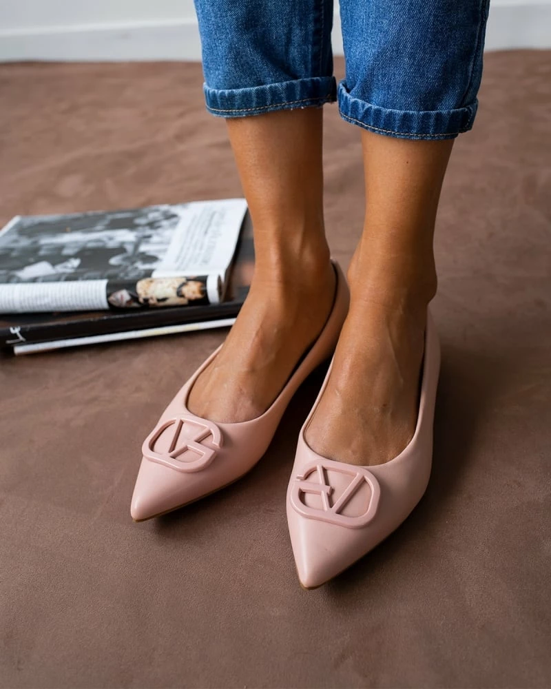 Η καλύτερη συμφωνία 😍 The Fashion Project Μπαλαρίνες μυτερές με ματ διακοσμητικό - Ροζ 😀 3 Η καλύτερη συμφωνία 😍 The Fashion Project Μπαλαρίνες μυτερές με ματ διακοσμητικό - Ροζ 😀