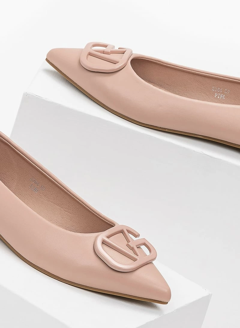 Η καλύτερη συμφωνία 😍 The Fashion Project Μπαλαρίνες μυτερές με ματ διακοσμητικό - Ροζ 😀 5 Η καλύτερη συμφωνία 😍 The Fashion Project Μπαλαρίνες μυτερές με ματ διακοσμητικό - Ροζ 😀 - Image 3