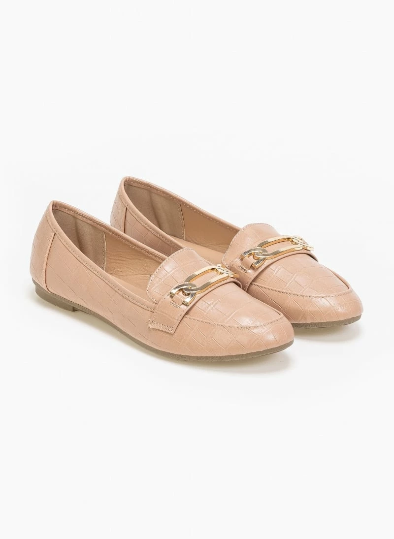 Προϋπολογισμός 😀 The Fashion Project Loafers με Pattern - Nude 🎉 3 Προϋπολογισμός 😀 The Fashion Project Loafers με Pattern - Nude 🎉