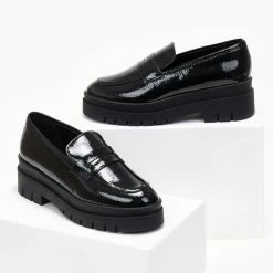 Προώθηση 🔔 Loafers λουστρίνι Tfp - Μαύρο 🛒 -Sneakers Κατάστημα loaferrs loustrini tfp 108260 krnh