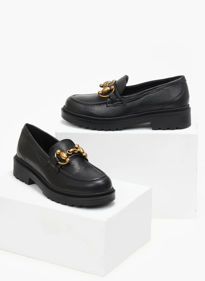 Προϋπολογισμός 🎉 Loafers Chunky δερμάτινα Tfp - Μαύρο ✨ 5 Προϋπολογισμός 🎉 Loafers Chunky δερμάτινα Tfp - Μαύρο ✨ - Image 3