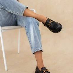 Προϋπολογισμός 🎉 Loafers Chunky δερμάτινα Tfp - Μαύρο ✨ 19 Προϋπολογισμός 🎉 Loafers Chunky δερμάτινα Tfp - Μαύρο ✨ -Sneakers Κατάστημα loafers chunky dermatina tfp 108993 chxg