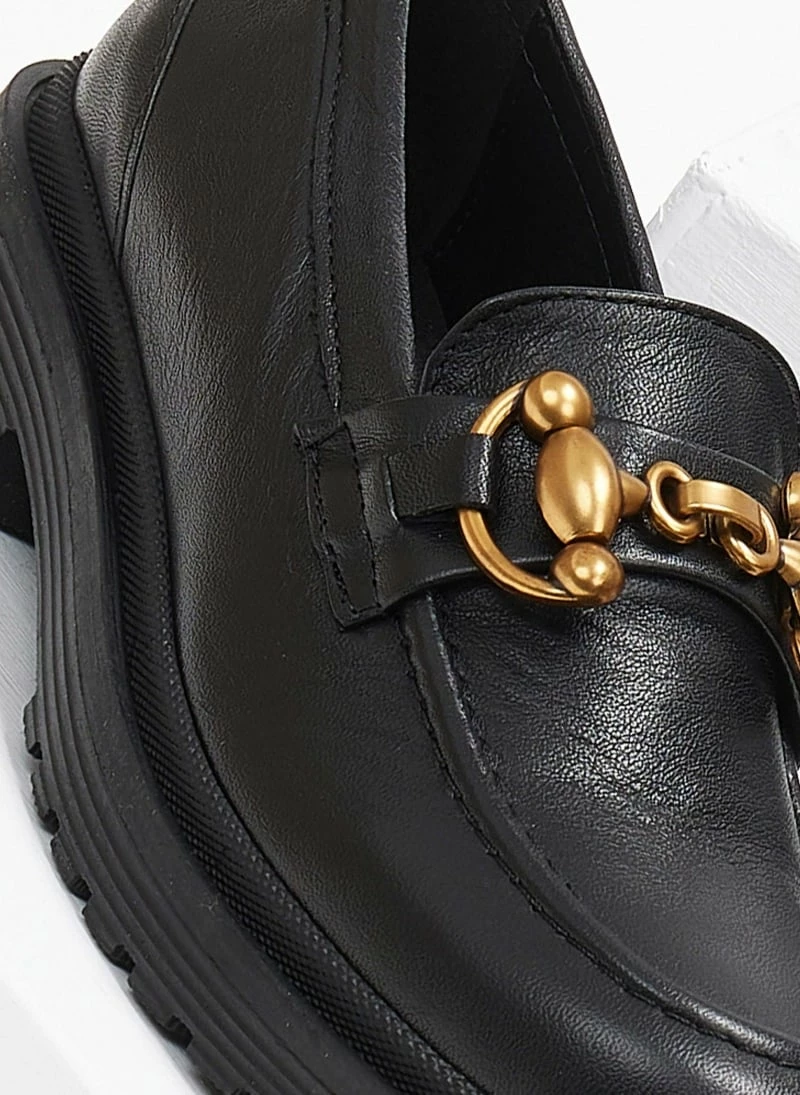 Προϋπολογισμός 🎉 Loafers Chunky δερμάτινα Tfp - Μαύρο ✨ 7 Προϋπολογισμός 🎉 Loafers Chunky δερμάτινα Tfp - Μαύρο ✨ - Image 5