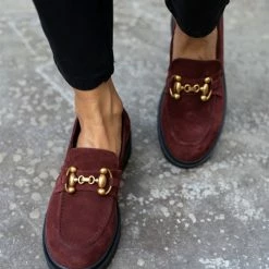 Τοπ 10 ❤️ Loafers Chunky καστόρινα Tfp - Μπορντό 😉 -Sneakers Κατάστημα loafers chunky kastorina tfp 108989 21e0