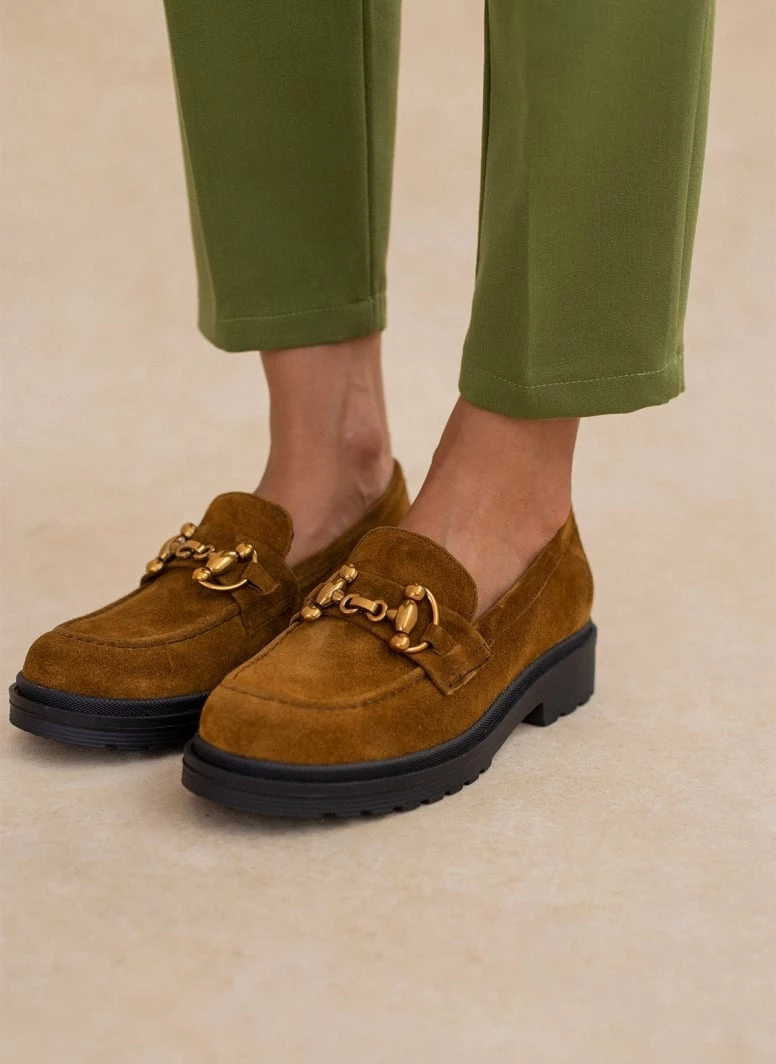 Τοπ 10 🔥 Loafers Chunky καστόρινα Tfp - Caramel ⌛ 3 Τοπ 10 🔥 Loafers Chunky καστόρινα Tfp - Caramel ⌛