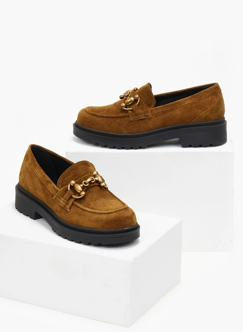 Τοπ 10 🔥 Loafers Chunky καστόρινα Tfp - Caramel ⌛ 6 Τοπ 10 🔥 Loafers Chunky καστόρινα Tfp - Caramel ⌛ - Image 4