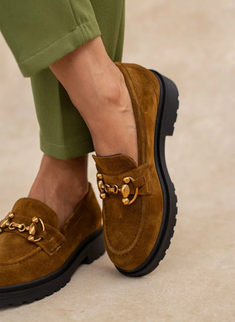 Τοπ 10 🔥 Loafers Chunky καστόρινα Tfp - Caramel ⌛ 5 Τοπ 10 🔥 Loafers Chunky καστόρινα Tfp - Caramel ⌛ - Image 3