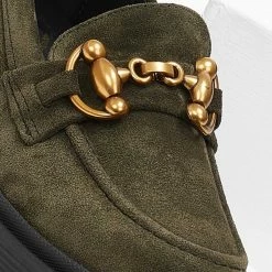 Τοπ 10 😀 Loafers Chunky καστόρινα Tfp - Λαδί ⭐ -Sneakers Κατάστημα loafers chunky kastorina tfp 108991 1j5i