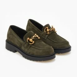 Τοπ 10 😀 Loafers Chunky καστόρινα Tfp - Λαδί ⭐ -Sneakers Κατάστημα loafers chunky kastorina tfp 108991 johm