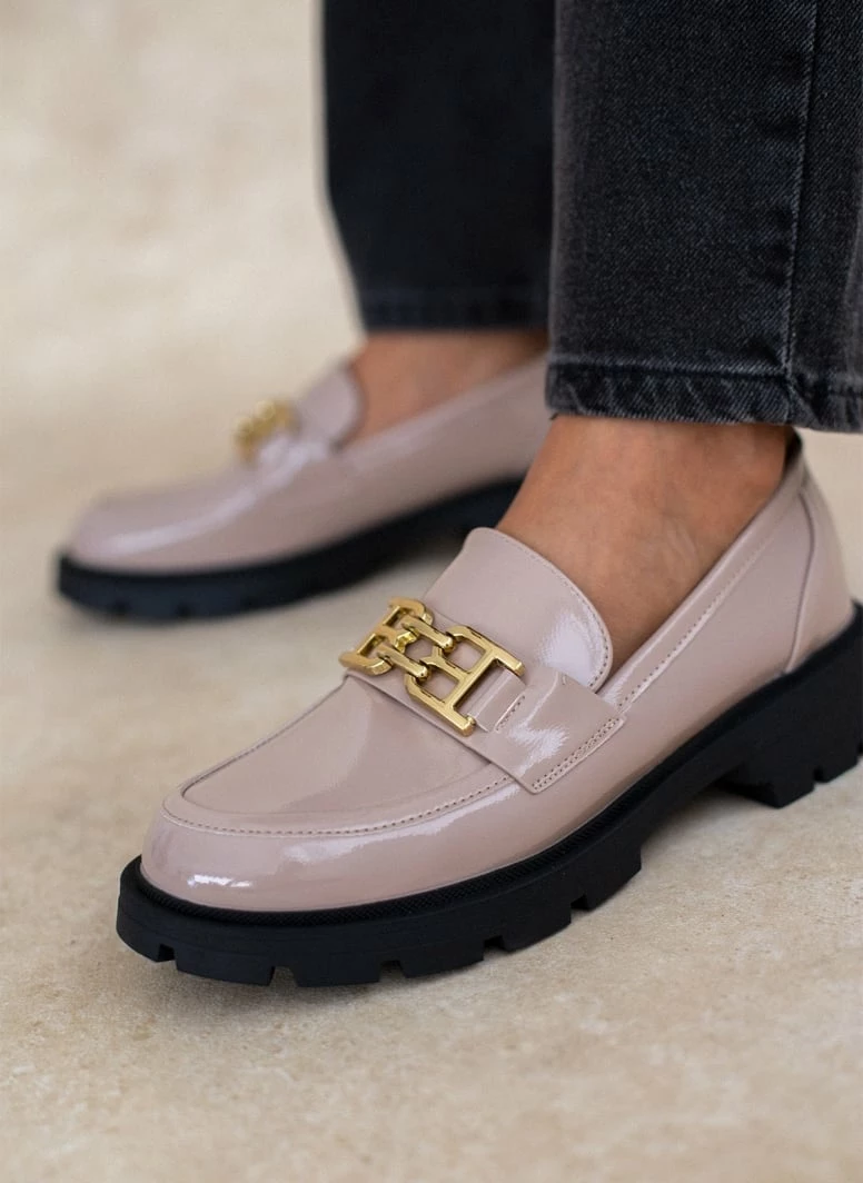 Κουπόνι ✔️ The Fashion Project Loafers Chunky λουστρίνι - Τάουπε 🎉 3 Κουπόνι ✔️ The Fashion Project Loafers Chunky λουστρίνι - Τάουπε 🎉