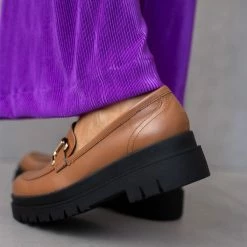 Προϋπολογισμός 🌟 Loafers Chunky με διακοσμητικό Estil - Ταμπά 🛒 -Sneakers Κατάστημα loafers chunky me diakosmitiko estil 108659 c8uw