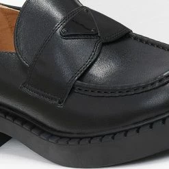 Πολύ καλή προσφορά ✨ The Fashion Project Loafers Chunky με εξωτερική ραφή - Μαύρο 😍 -Sneakers Κατάστημα loafers chunky me ekswteriki rafi 109083 gfbv