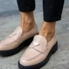 Το φθηνότερο ⌛ The Fashion Project Loafers Chunky με εξωτερική ραφή - Μπεζ 👍 -Sneakers Κατάστημα loafers chunky me ekswteriki rafi 109084 icak