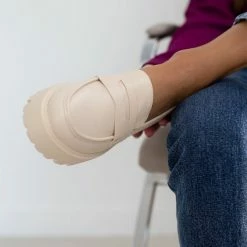 Πολύ καλή προσφορά 👏 The Fashion Project Loafers Chunky με εξωτερική ραφή - Μπεζ 👍 -Sneakers Κατάστημα loafers chunky me ekswteriki rafi 109391 0ji3