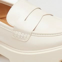 Πολύ καλή προσφορά 👏 The Fashion Project Loafers Chunky με εξωτερική ραφή - Μπεζ 👍 -Sneakers Κατάστημα loafers chunky me ekswteriki rafi 109391 pbuy