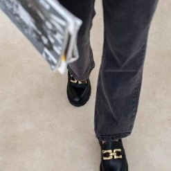 Πολύ καλή προσφορά 🤩 The Fashion Project Loafers Chunky με μεταλλική αγκράφα - Μαύρο 🔥 -Sneakers Κατάστημα loafers chunky me metalliki agkrafa 109067 1ly6