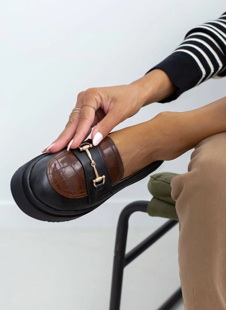 Κουπόνι 🧨 Loafers Chunky με Pattern Estil - Καφέ 🛒 9 Κουπόνι 🧨 Loafers Chunky με Pattern Estil - Καφέ 🛒 - Image 7