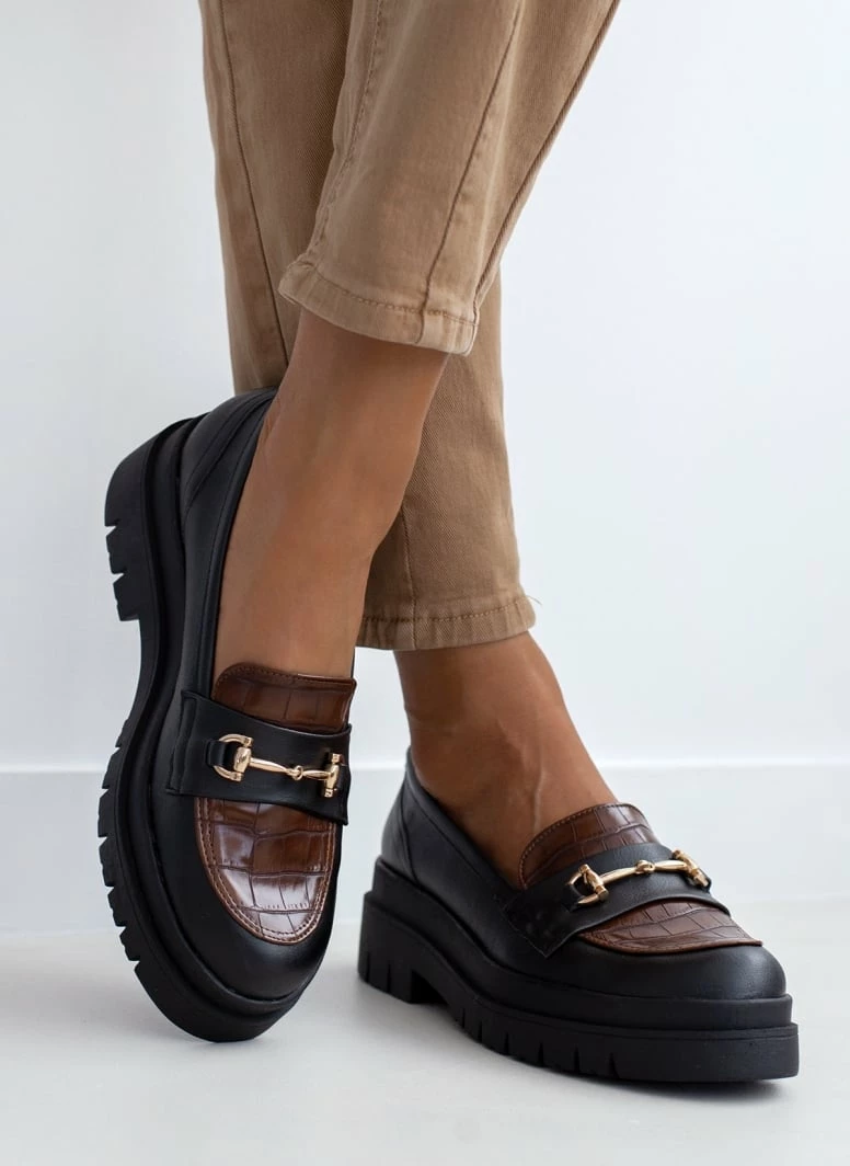 Κουπόνι 🧨 Loafers Chunky με Pattern Estil - Καφέ 🛒 11 Κουπόνι 🧨 Loafers Chunky με Pattern Estil - Καφέ 🛒 - Image 9