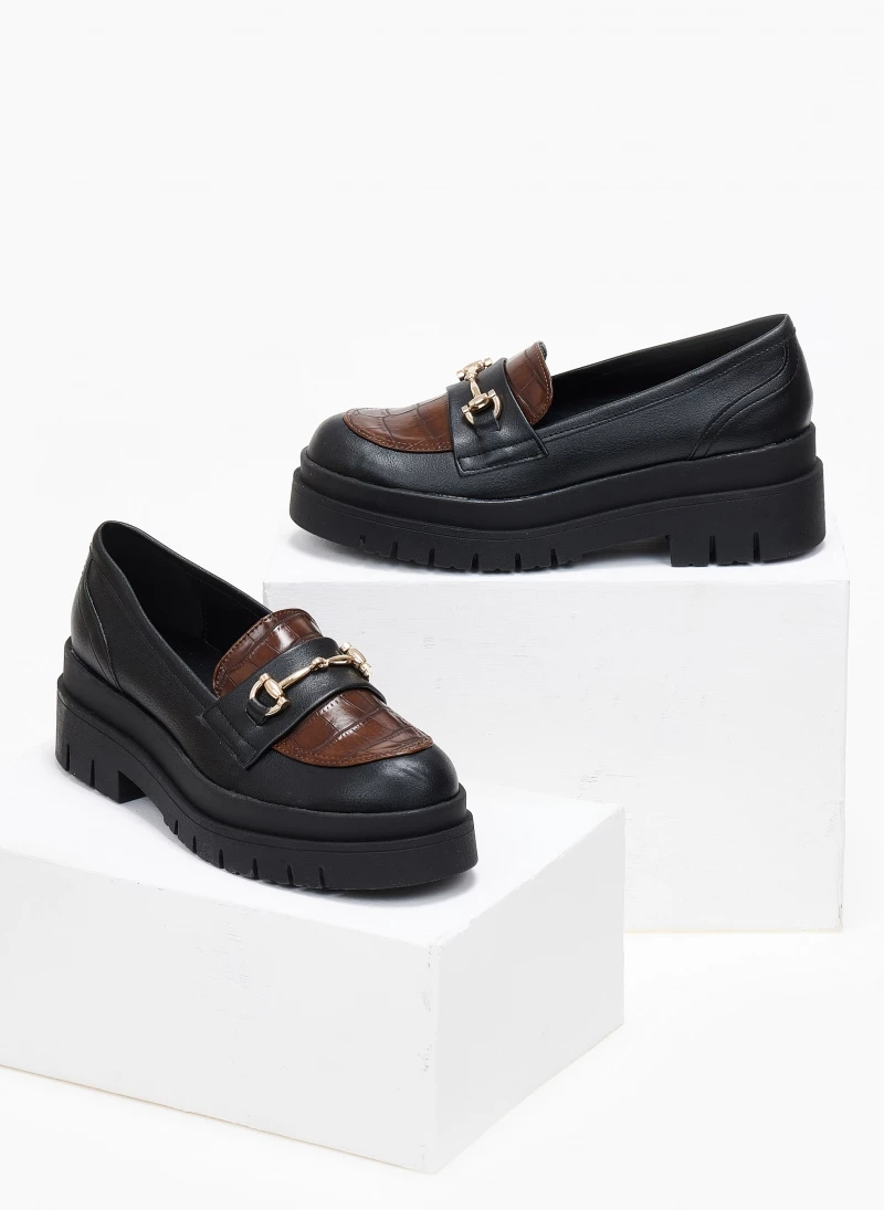 Κουπόνι 🧨 Loafers Chunky με Pattern Estil - Καφέ 🛒 8 Κουπόνι 🧨 Loafers Chunky με Pattern Estil - Καφέ 🛒 - Image 6