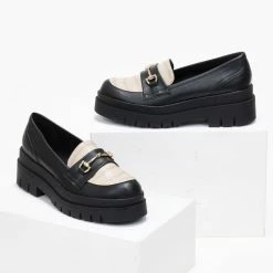 Πολύ καλή προσφορά 🎉 Loafers Chunky με Pattern Estil - Μαύρο/Μπεζ 🛒 8 Πολύ καλή προσφορά 🎉 Loafers Chunky με Pattern Estil - Μαύρο/Μπεζ 🛒 -Sneakers Κατάστημα loafers chunky me pattern estil 109302 hea7