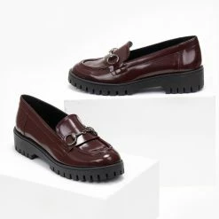 Συμφωνίες 🤩 Loafers φλωρεντίκ Estil - Μπορντό 🎉 -Sneakers Κατάστημα loafers flwrentik estil 108625 kgzj