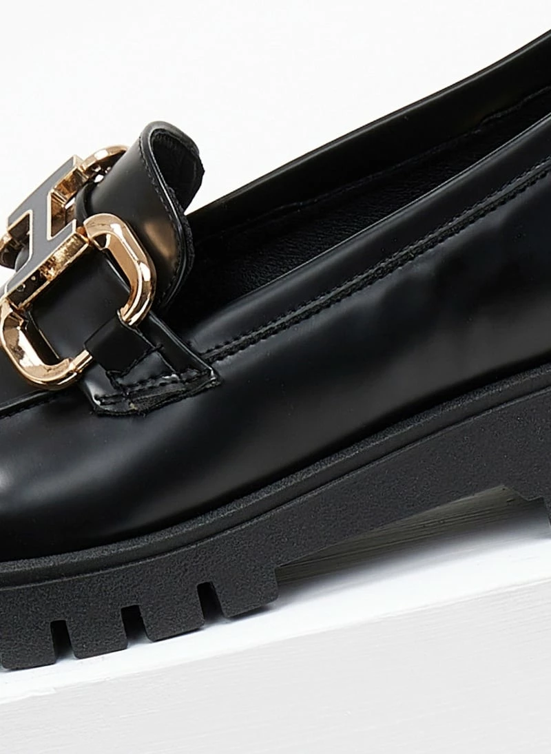 Flash Sale 💯 Loafers φλωρεντίκ με μέταλλο Estil - Μαύρο 🛒 5 Flash Sale 💯 Loafers φλωρεντίκ με μέταλλο Estil - Μαύρο 🛒 - Image 3