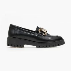 Flash Sale 💯 Loafers φλωρεντίκ με μέταλλο Estil - Μαύρο 🛒